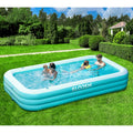 120" x 72" x 22" Full-Sized Inflatable Swimming Pool with Seats